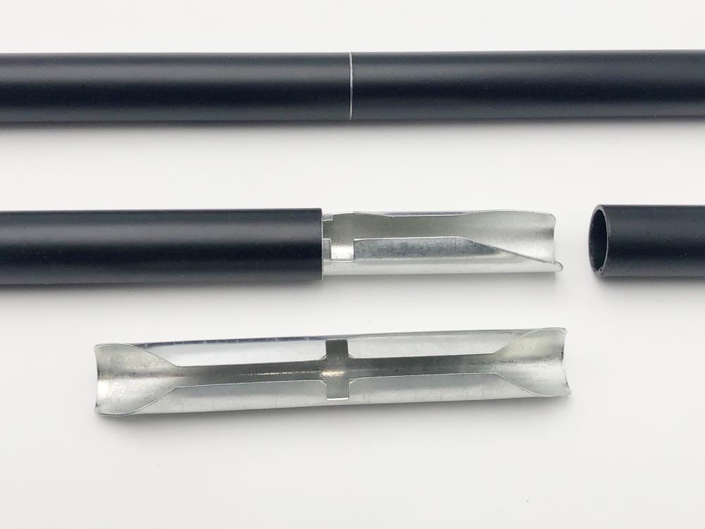 DécoProfi Steckverbinder für Gardinenrohr Ø 16mm, verzinkt