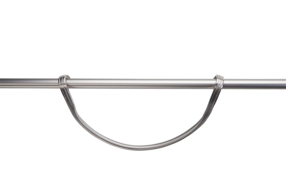 Drapierbügel für Gardinenstangen bis  Ø 25 mm, Metall