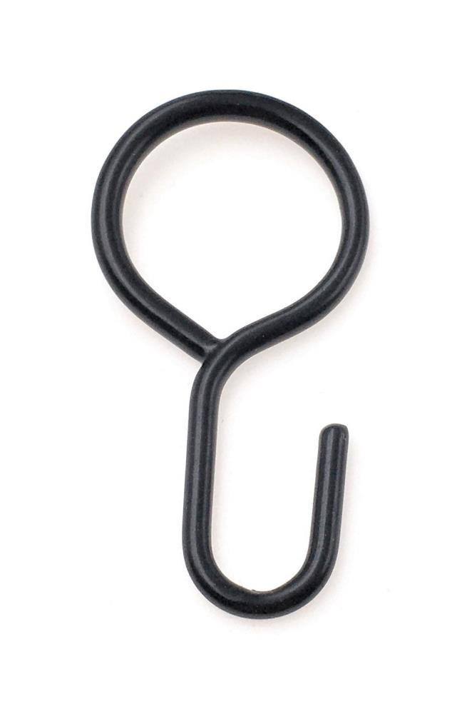 Haken für Seilspanngarnituren / Seilspannsysteme / Seilhaken Metall schwarz, Set 20 Stück