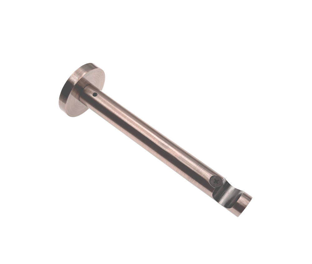 DécoProfi Wandträger/ Aufleger für Gardinenstangen Ø 16 mm, Antik-Kupfer