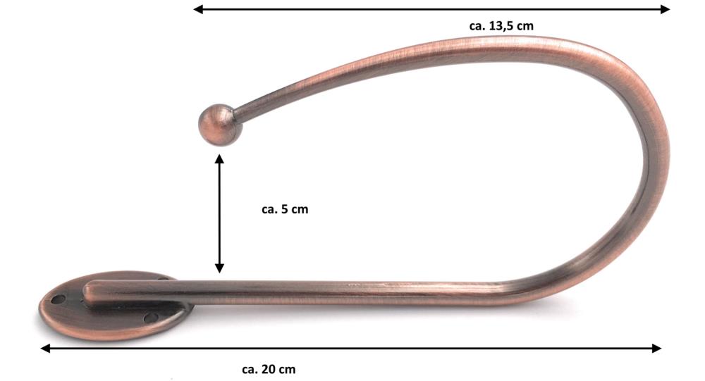 DécoProfi Raffhalter für Vorhänge/Gardinen Metall I hochwertige Vorhanghalter 1 Stück