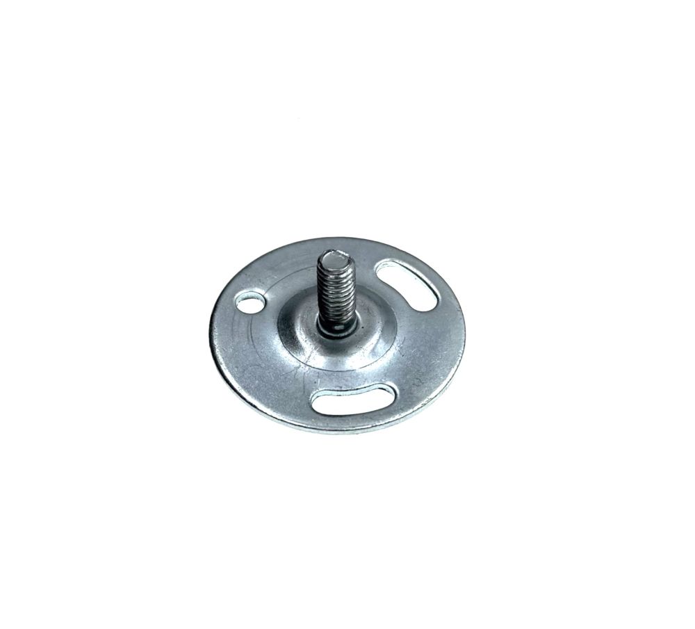 DécoProfi Wandträger/ Aufleger für Gardinenstangen Ø 16 mm, Matt-Chrom